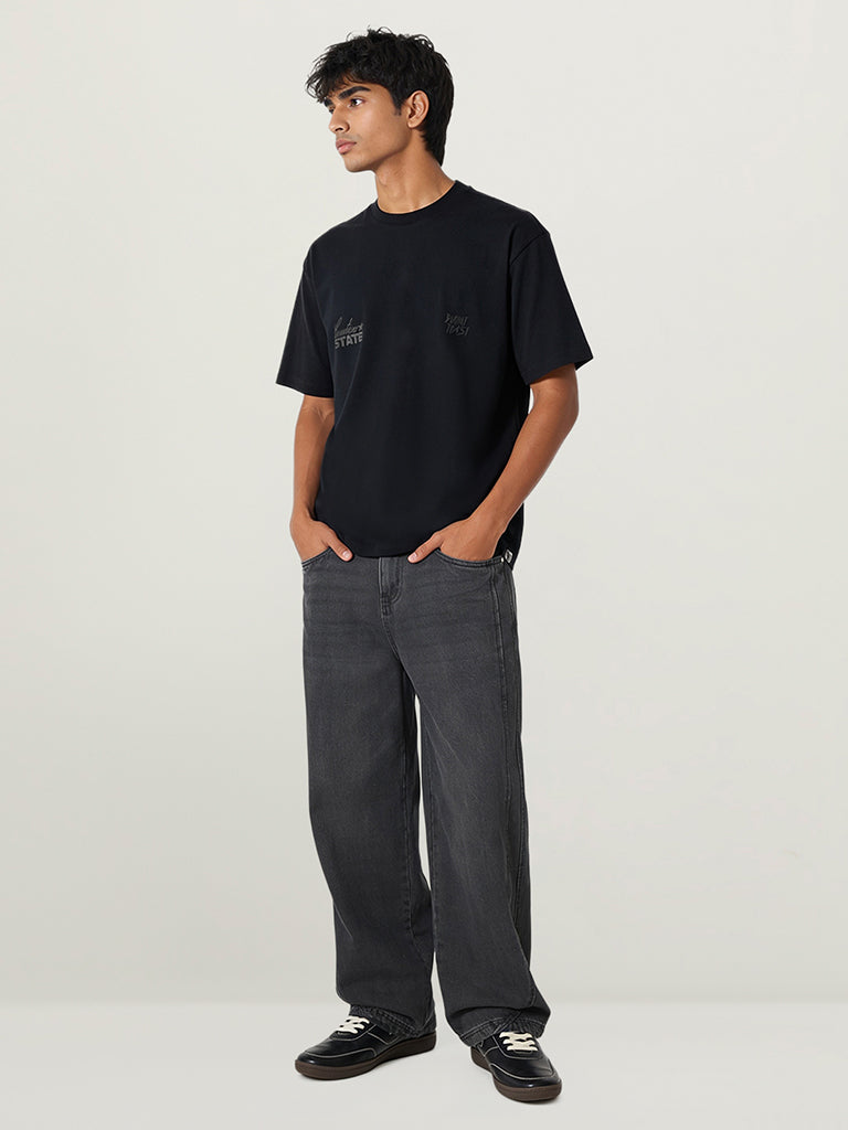 Regular-Fit Typographic T-Shirt
