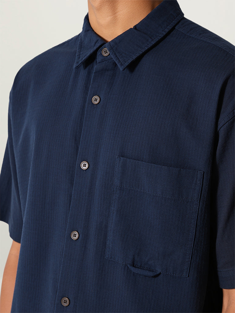 Boxy-Fit Solid Shirt