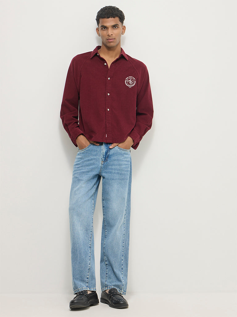 Boxy-Fit Corduroy Shirt