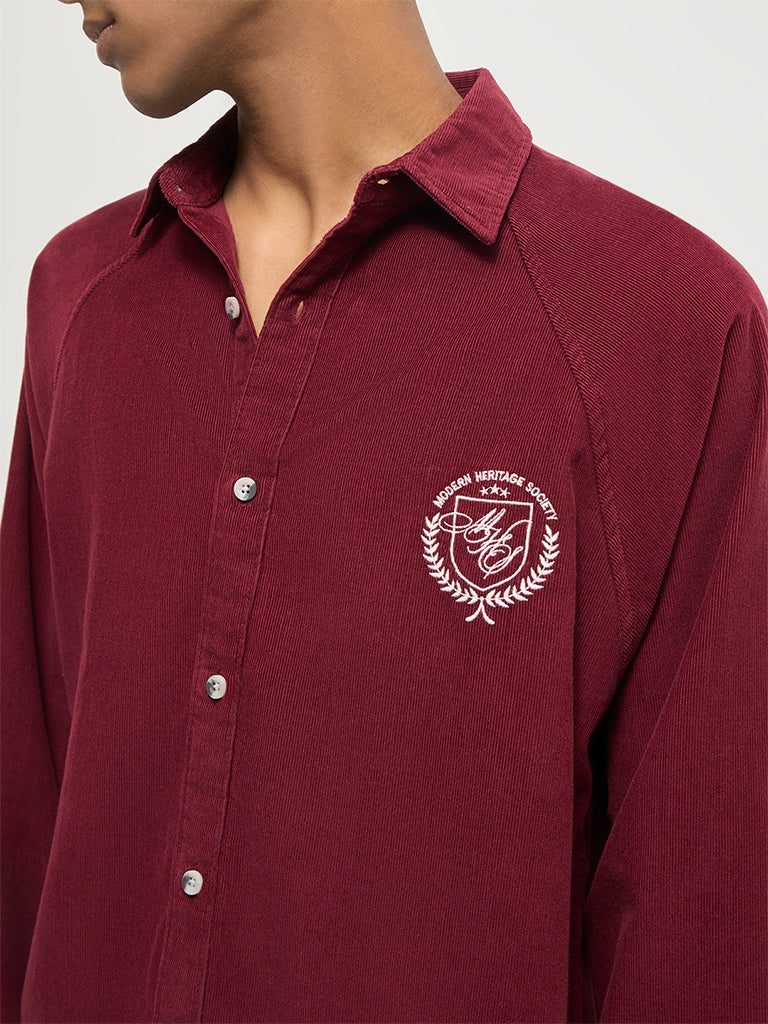 Boxy-Fit Corduroy Shirt