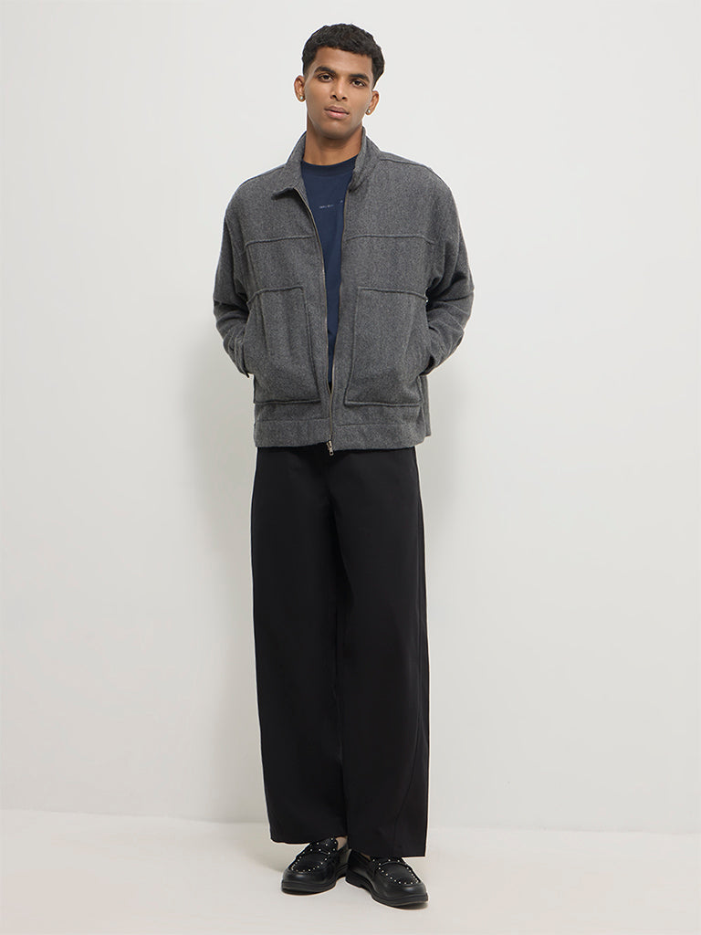 Boxy-Fit Woven Jacket