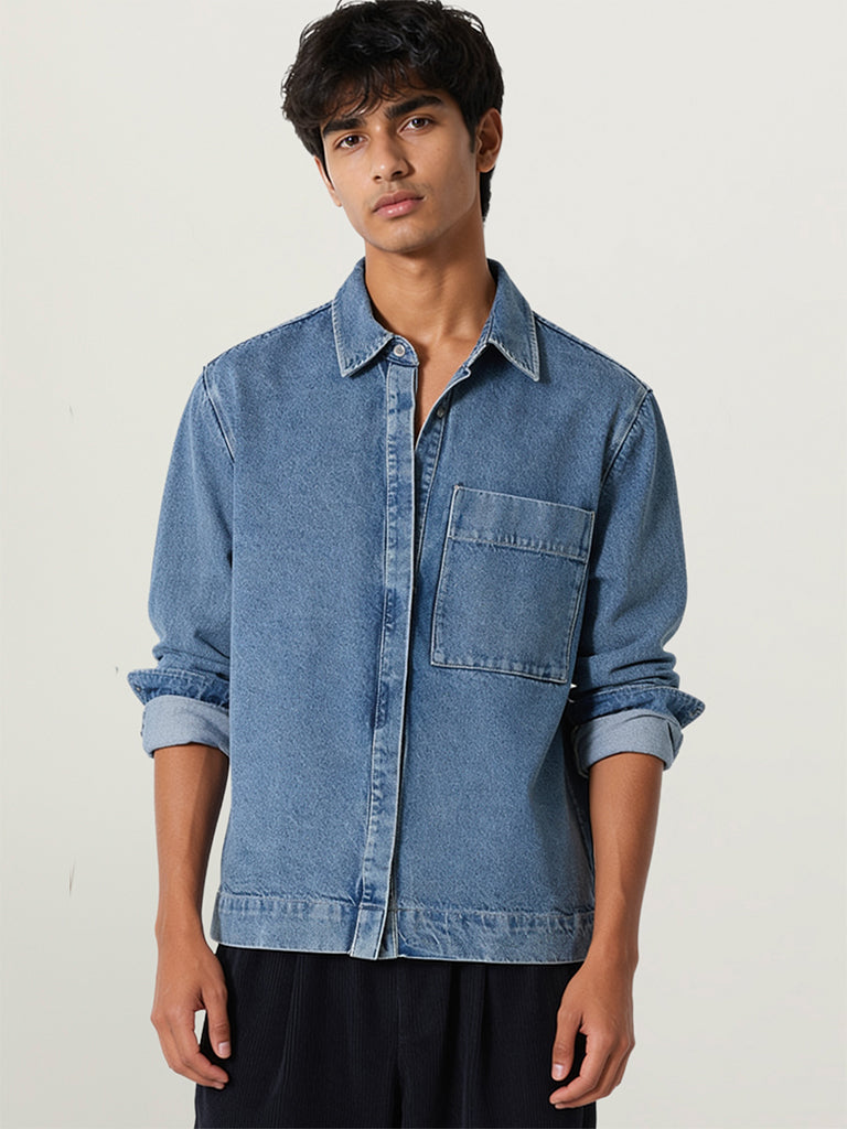 Regular-Fit Denim Shirt