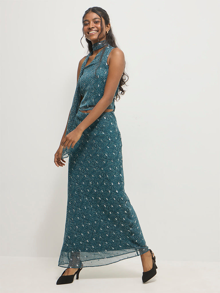 Maxi Printed Skirt