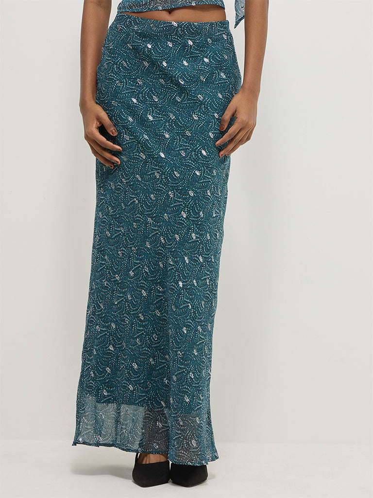 Maxi Printed Skirt
