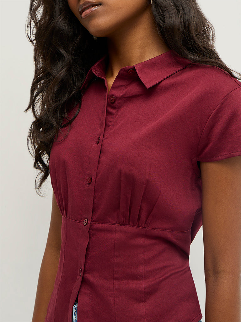 Fitted Solid Shirt