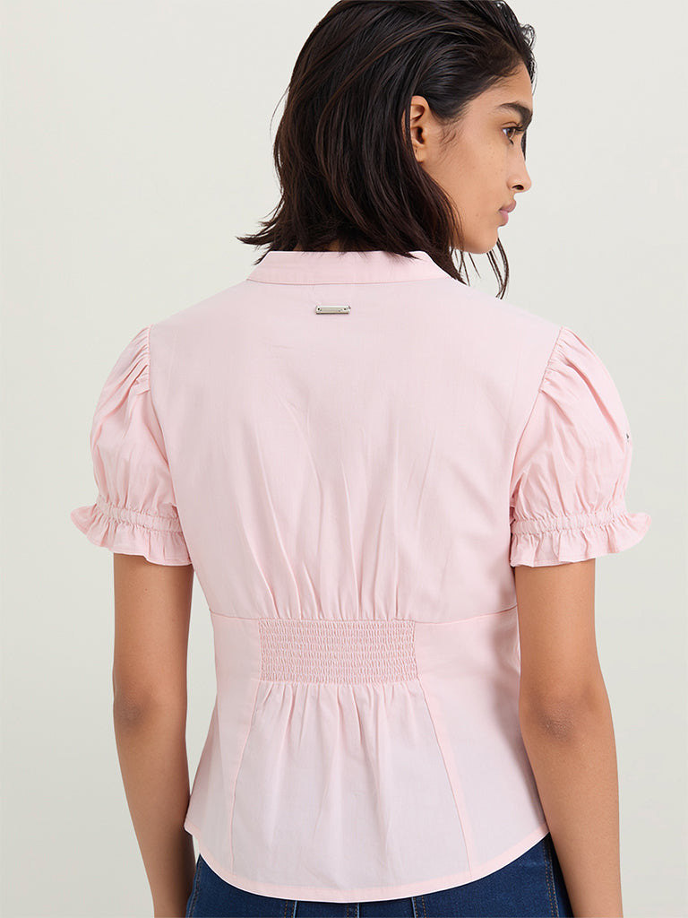 Fitted Ruffled Shirt