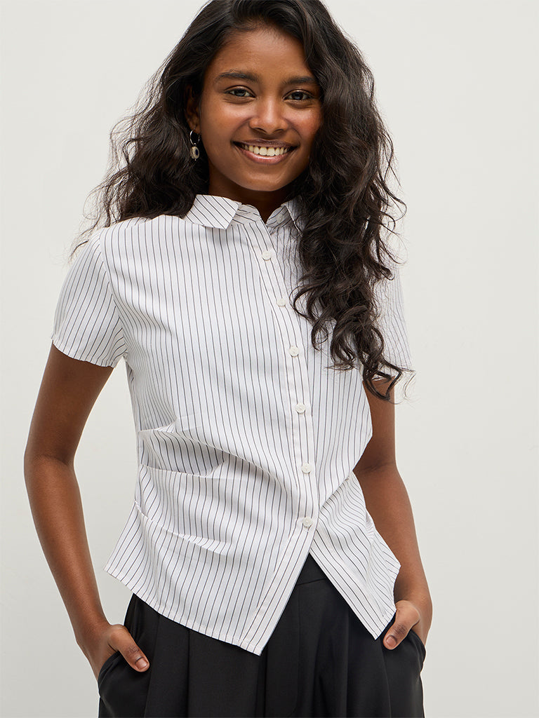 Fitted Striped Shirt
