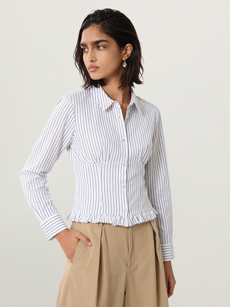 Fitted Striped Shirt