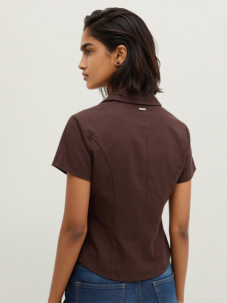 Fitted Solid Shirt