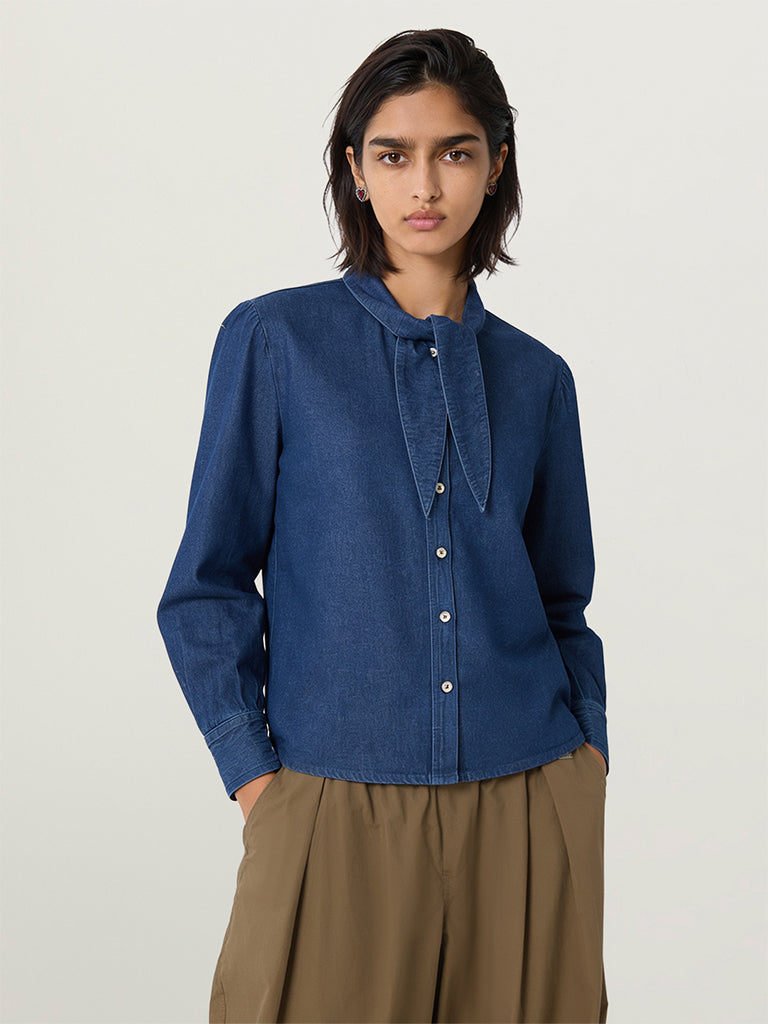 Oversized Denim Shirt