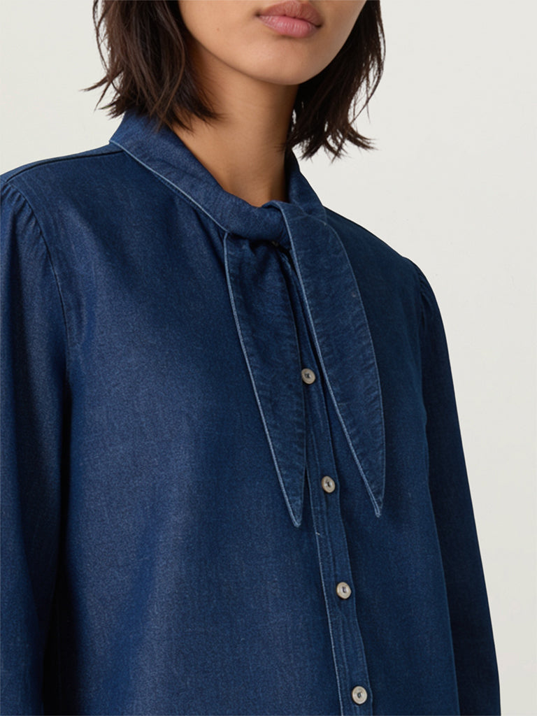 Oversized Denim Shirt