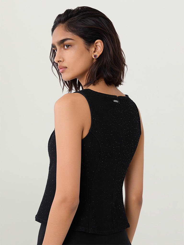 Fitted Embellished Top