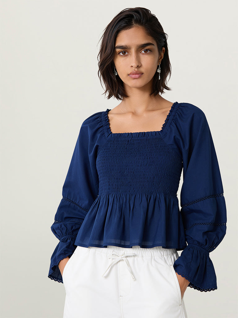 Regular-Fit Peplum Top