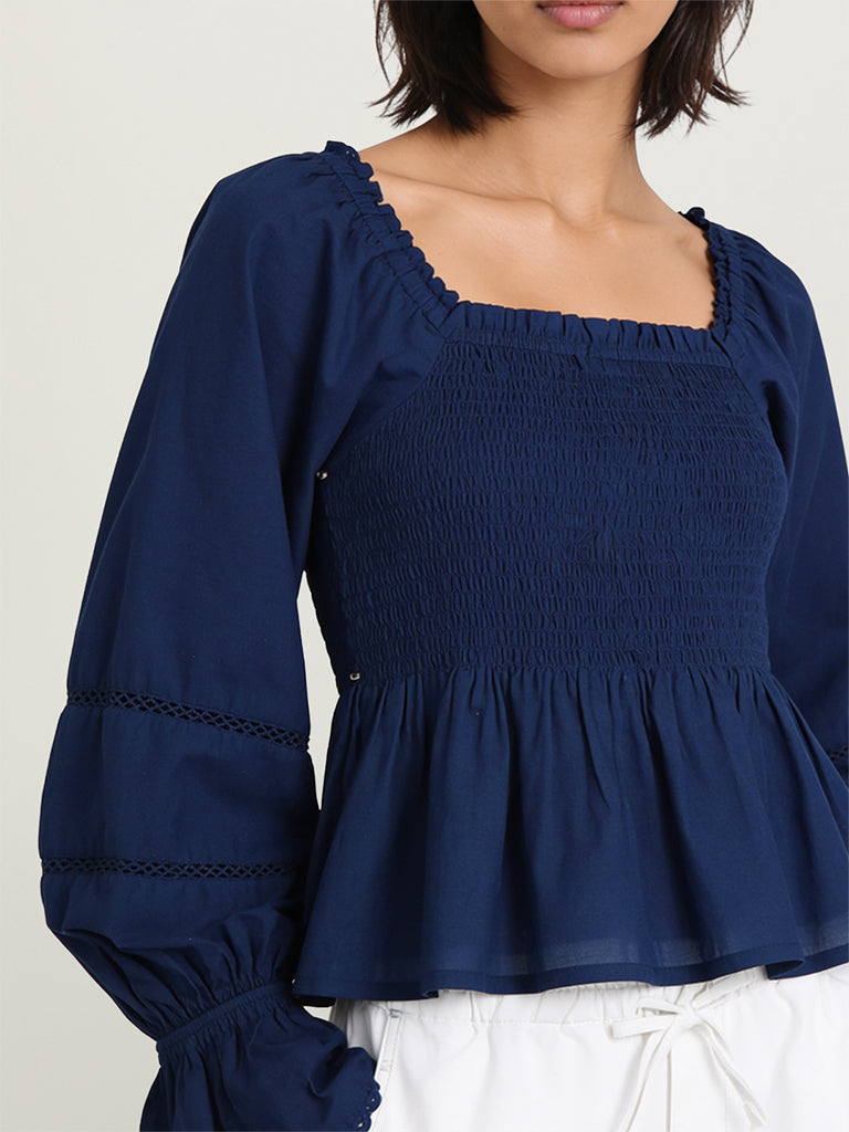 Regular-Fit Peplum Top
