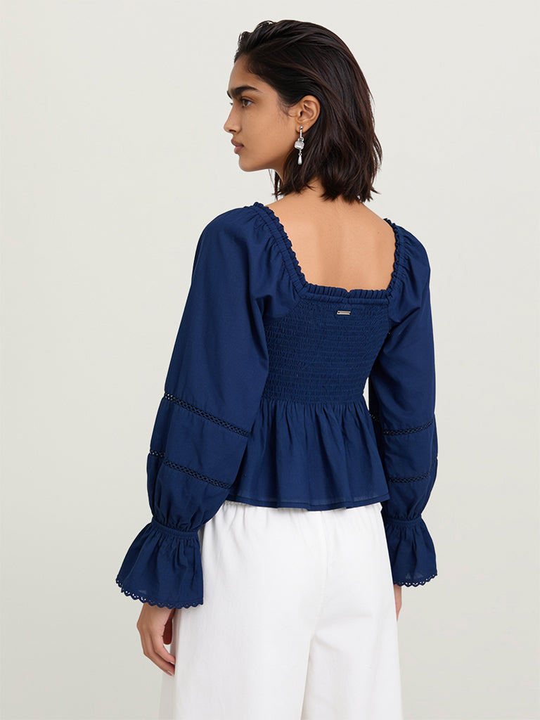 Regular-Fit Peplum Top