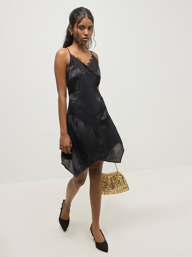 Mini Lace Design Dress