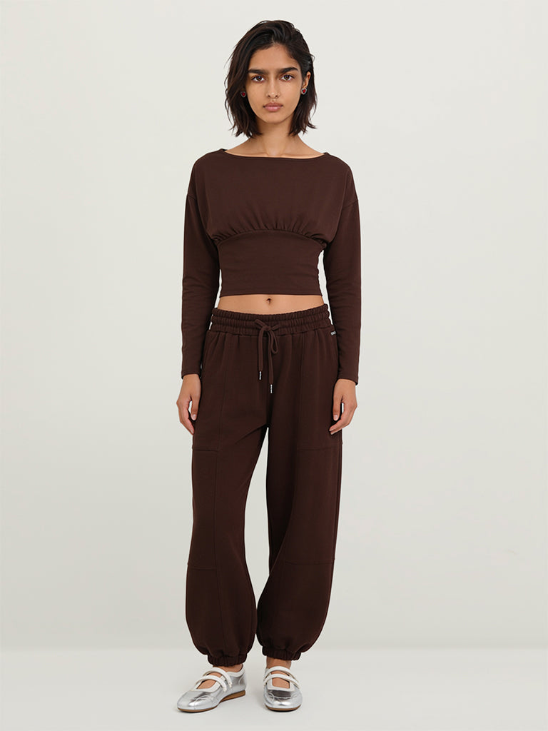 Barrel-Fit Joggers