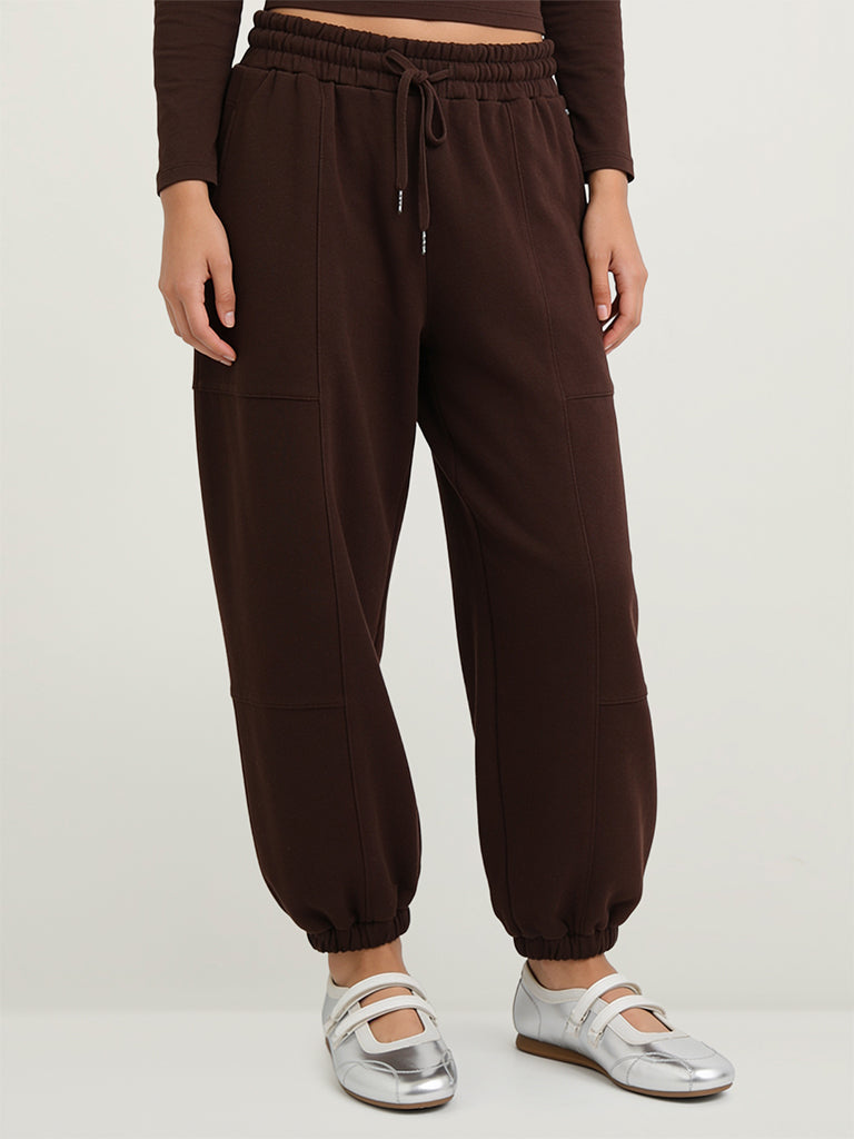 Barrel-Fit Joggers