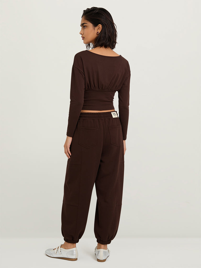 Barrel-Fit Joggers