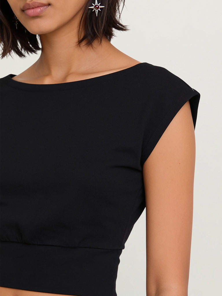 Fitted Solid T-Shirt