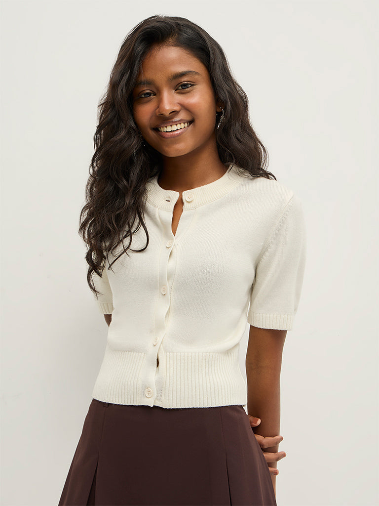 Fitted Knitted Cardigan