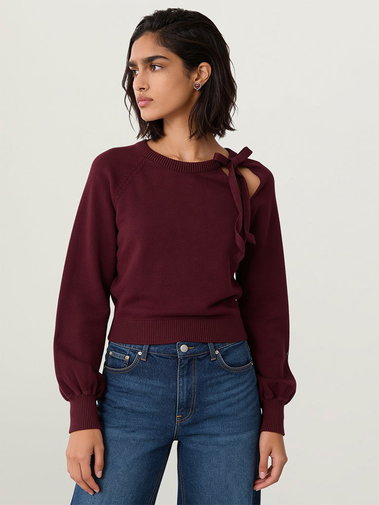 Fitted Solid Sweater