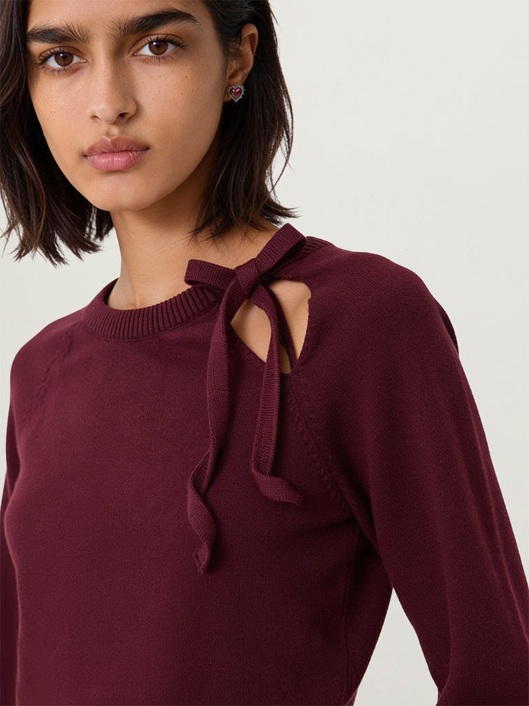 Fitted Solid Sweater
