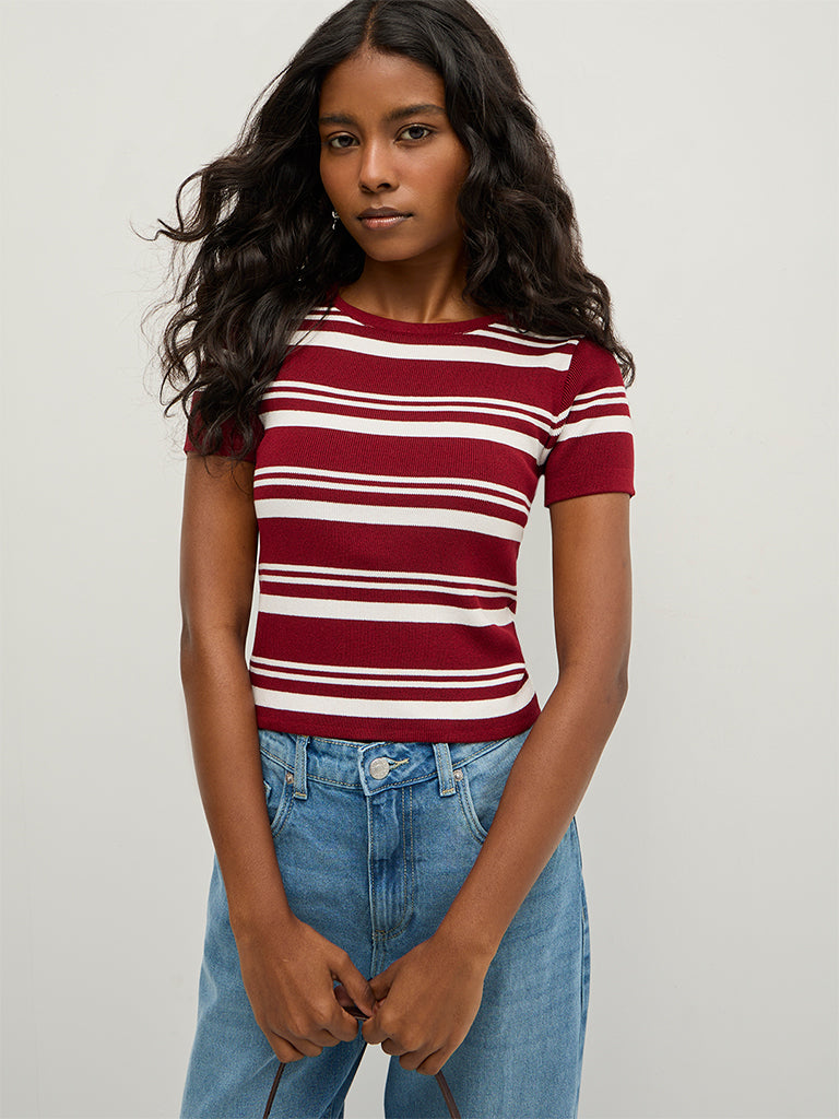 Fitted Striped T-Shirt