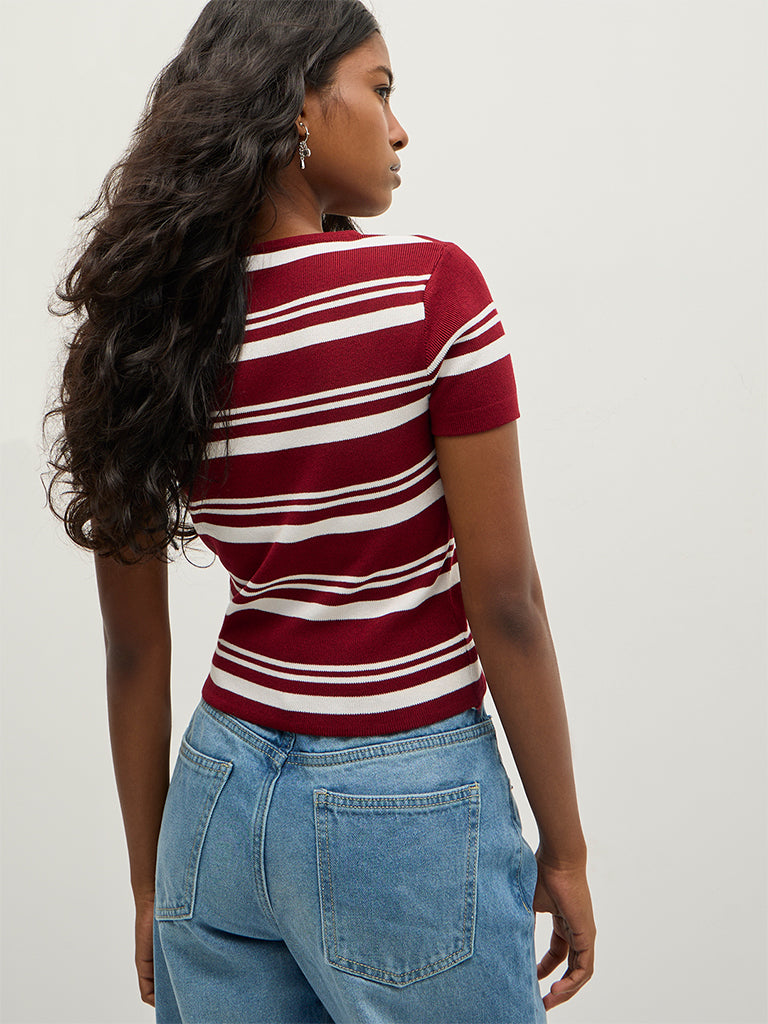 Fitted Striped T-Shirt