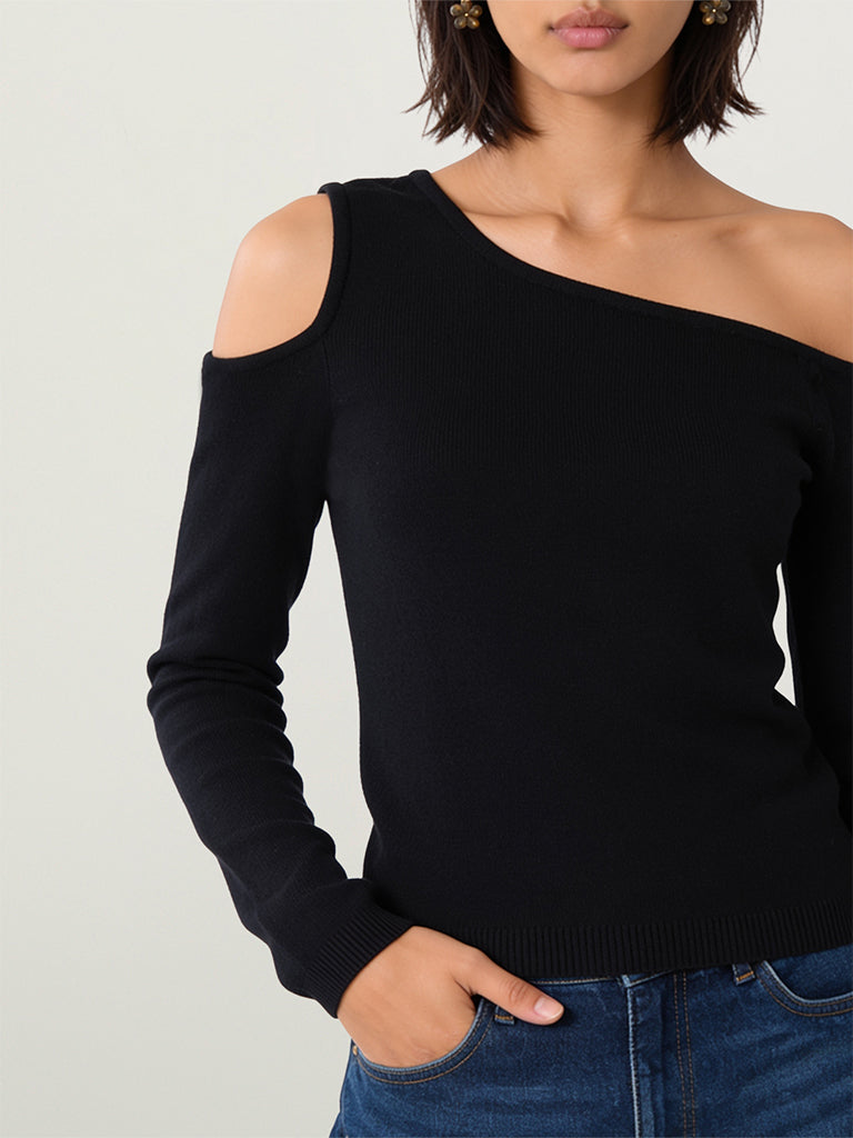 Fitted Off-Shoulder Top