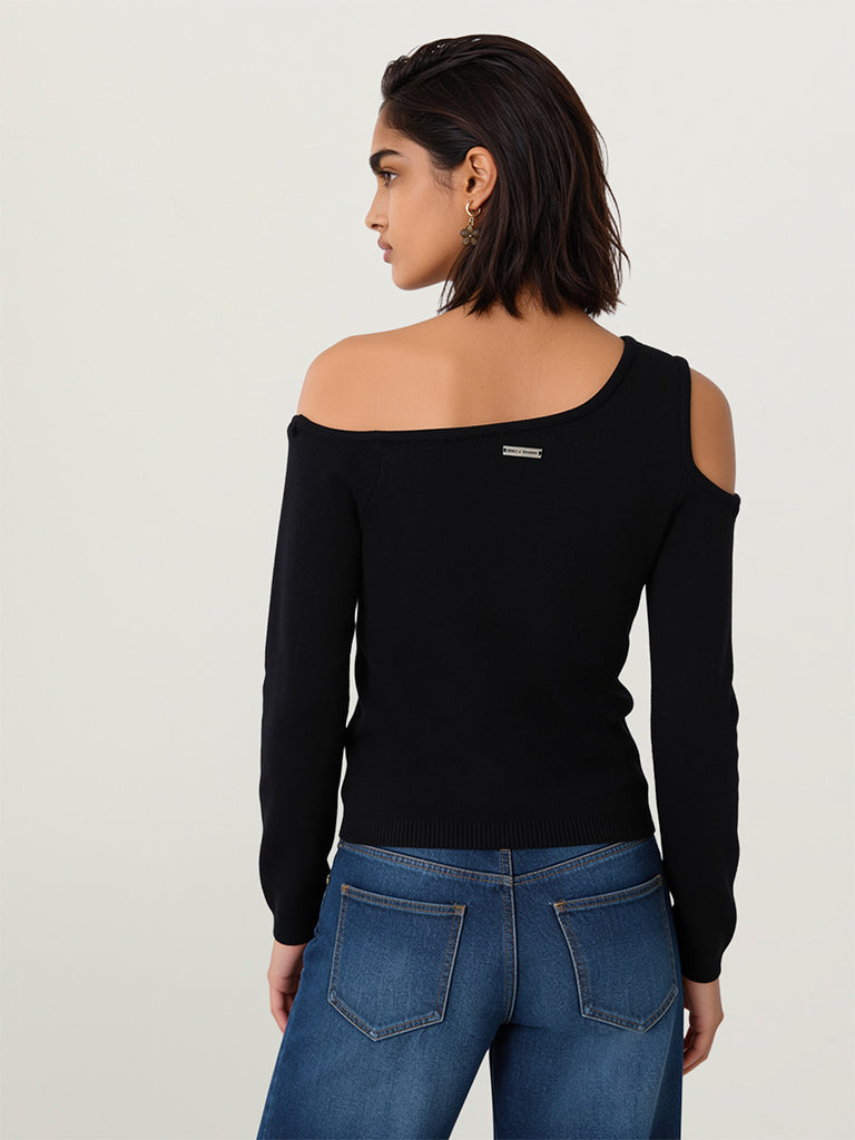 Fitted Off-Shoulder Top