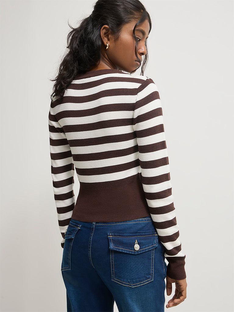 Fitted Striped Top