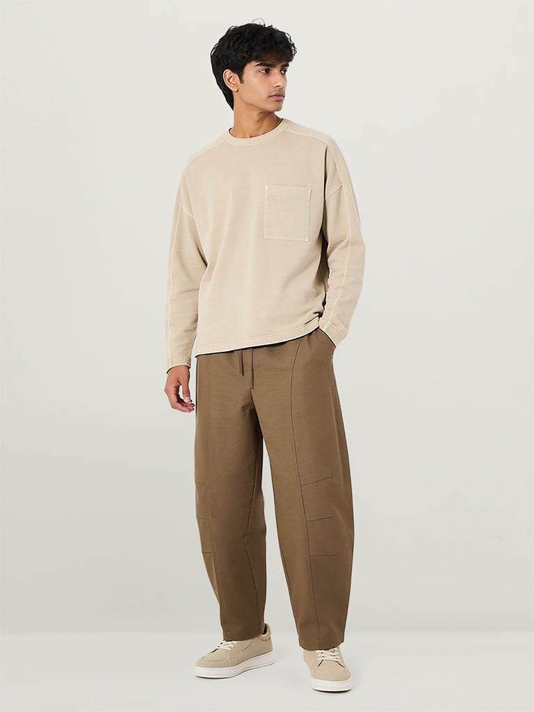Boxy-Fit Solid T-Shirt