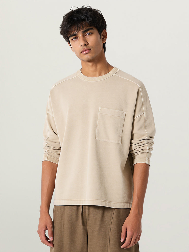 Boxy-Fit Solid T-Shirt