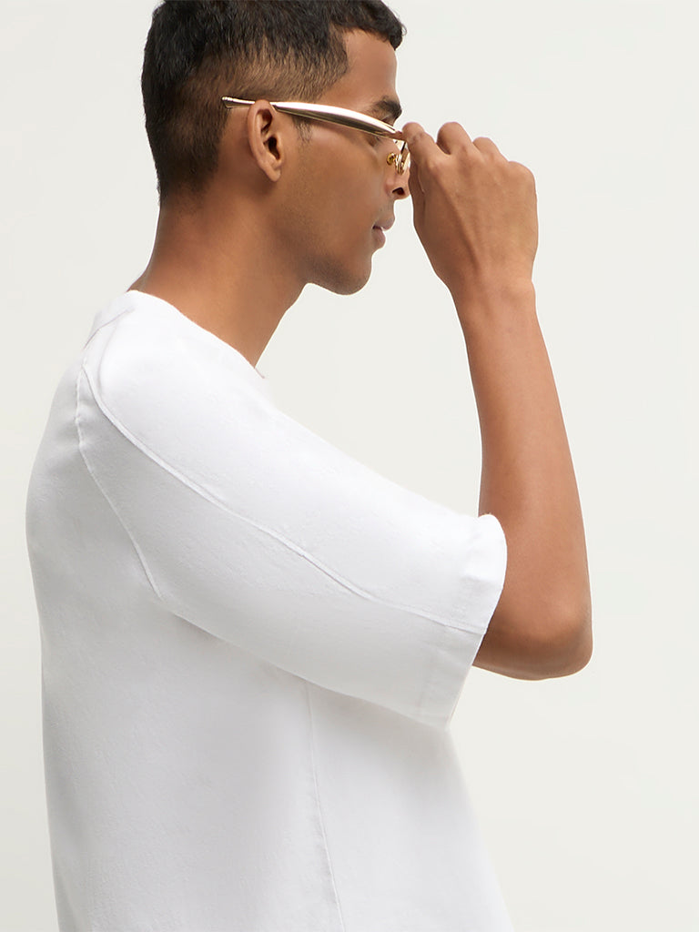 Boxy-Fit Solid T-Shirt