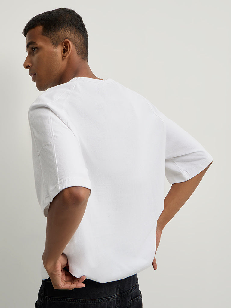 Boxy-Fit Solid T-Shirt