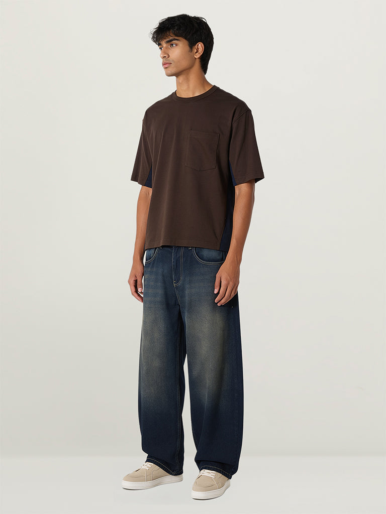 Boxy-Fit Solid T-Shirt