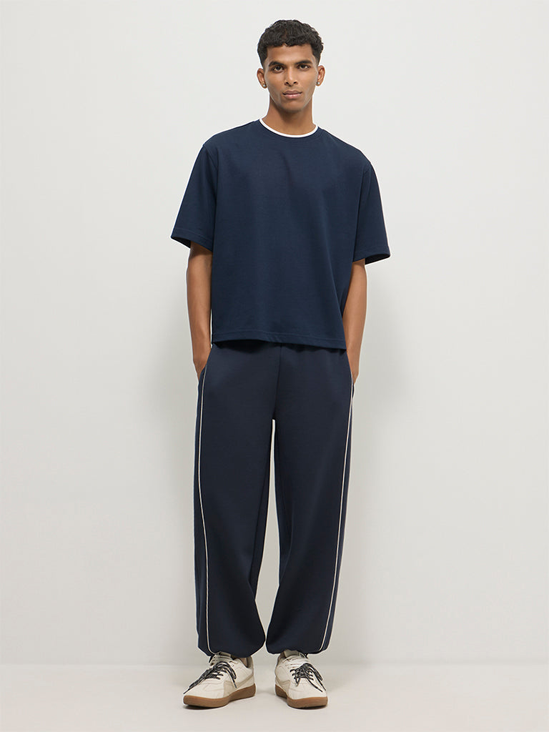 Boxy-Fit Solid T-Shirt