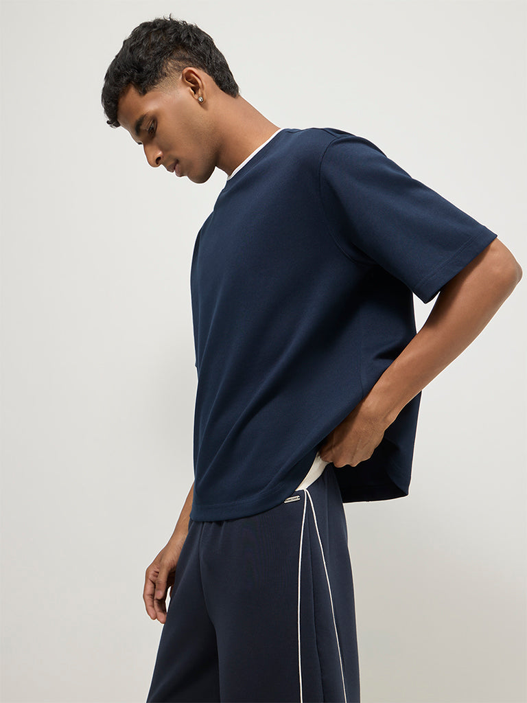 Boxy-Fit Solid T-Shirt