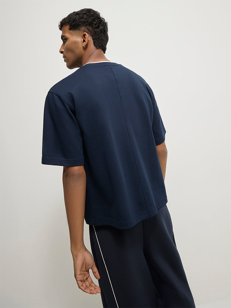 Boxy-Fit Solid T-Shirt