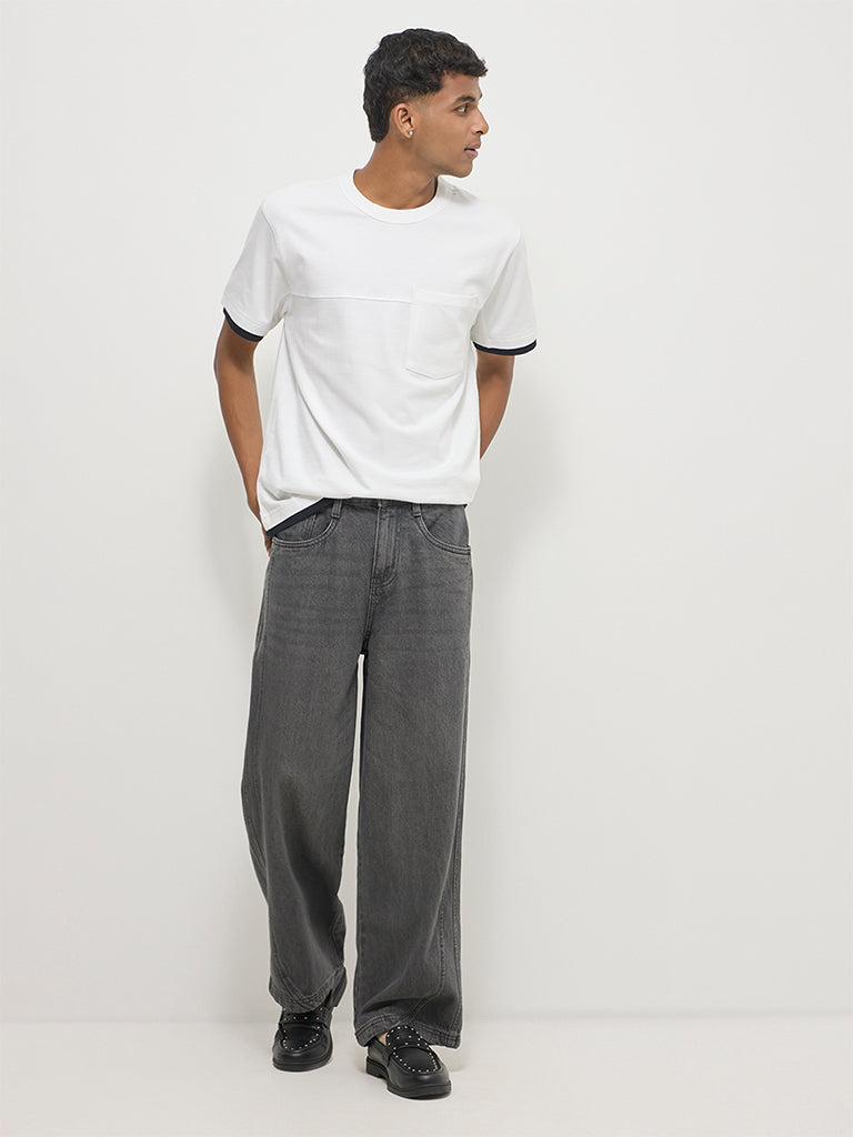 Regular-Fit Solid T-Shirt