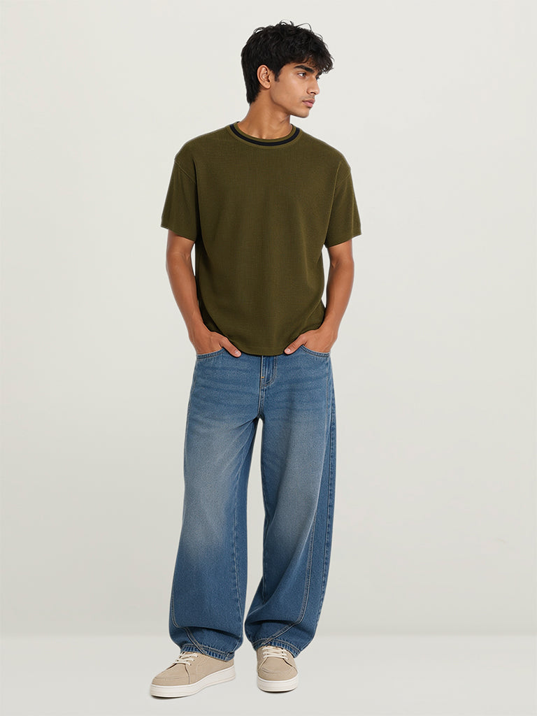 Regular-Fit Knit T-Shirt