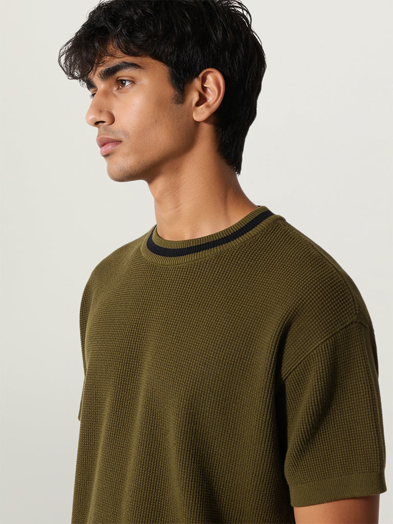 Regular-Fit Knit T-Shirt