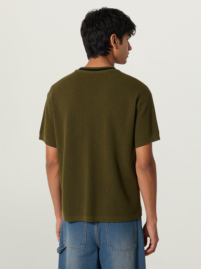 Regular-Fit Knit T-Shirt