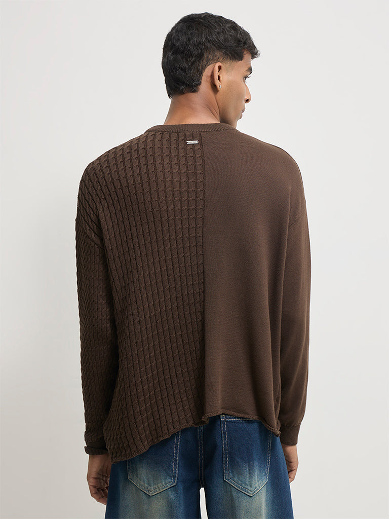 Regular-Fit Cable-Knit Sweater