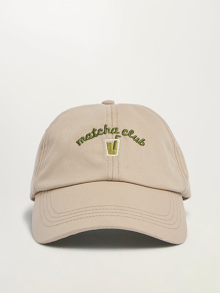 Embroidered Cotton Twill Cap