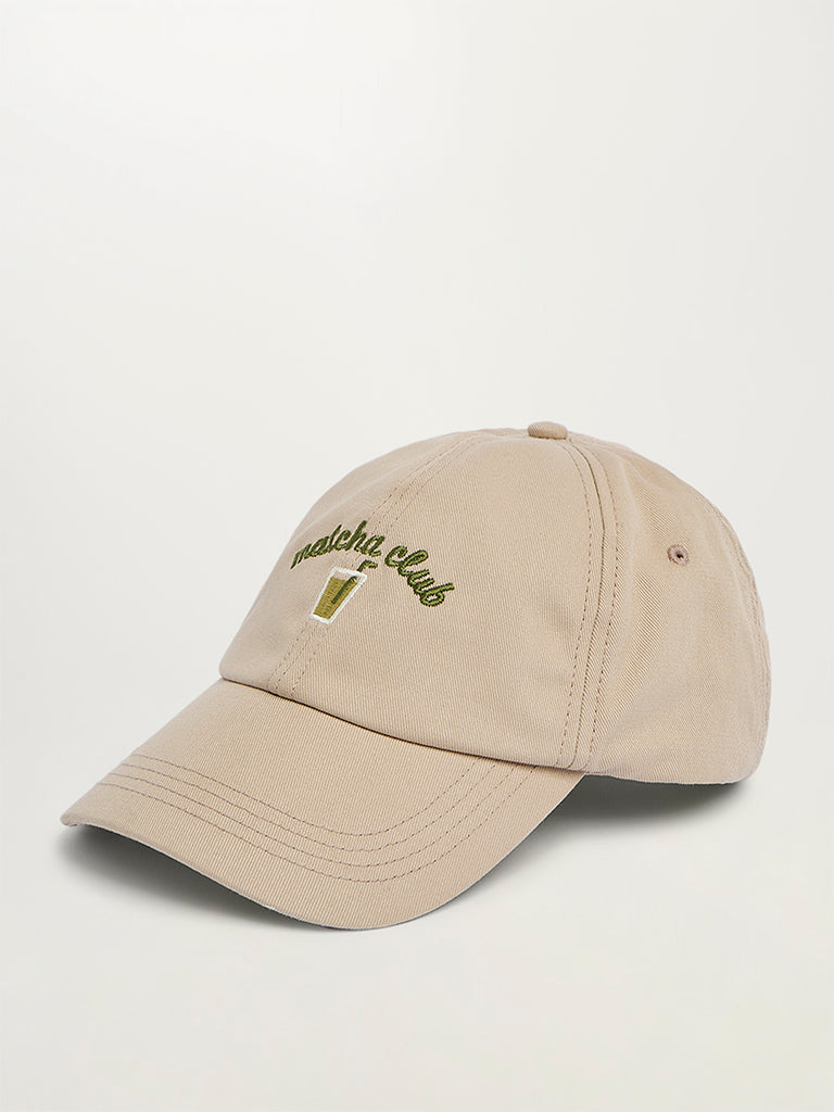 Embroidered Cotton Twill Cap