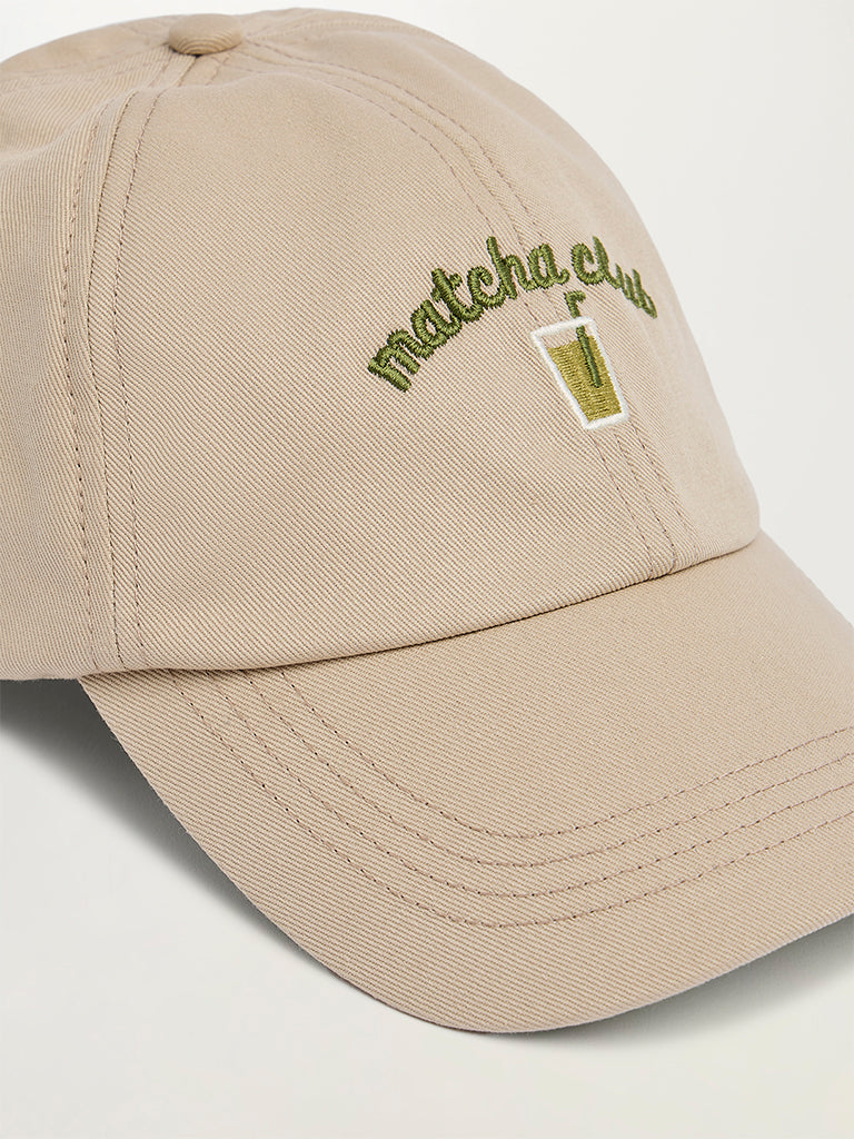 Embroidered Cotton Twill Cap