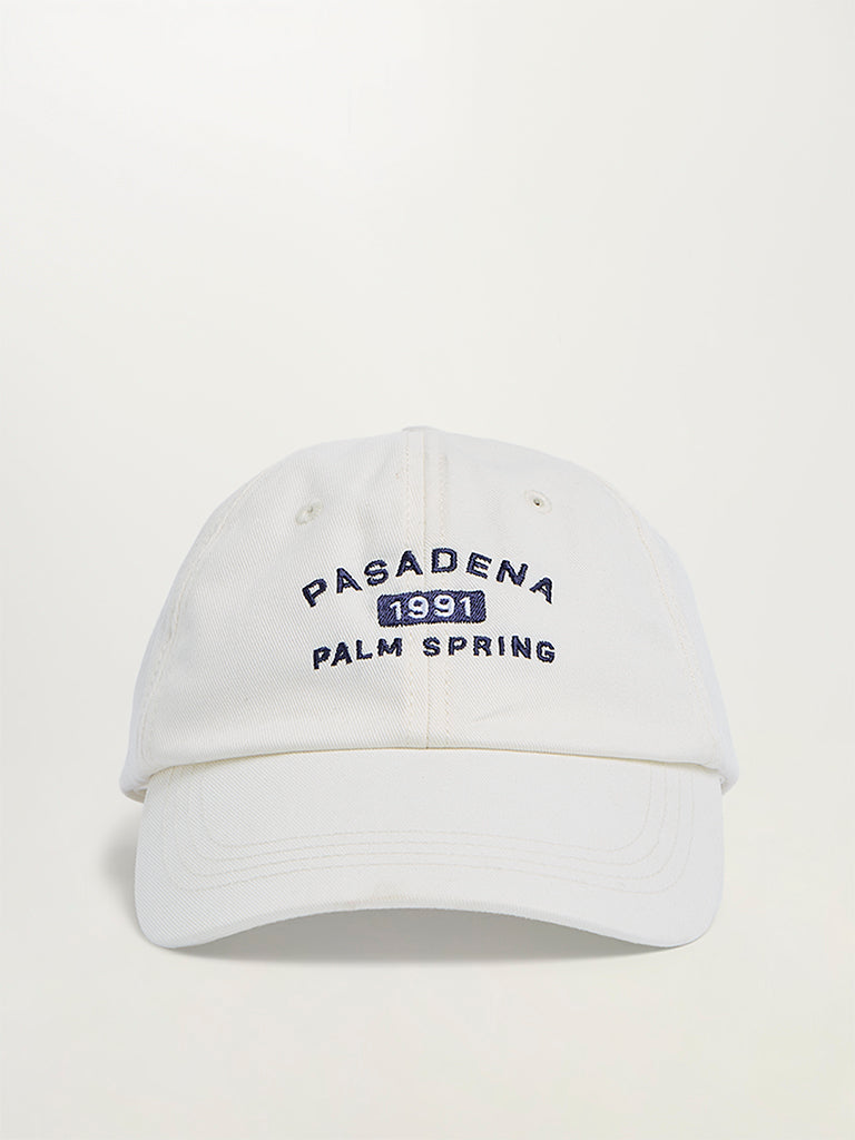 Typographic Cotton Twill Cap
