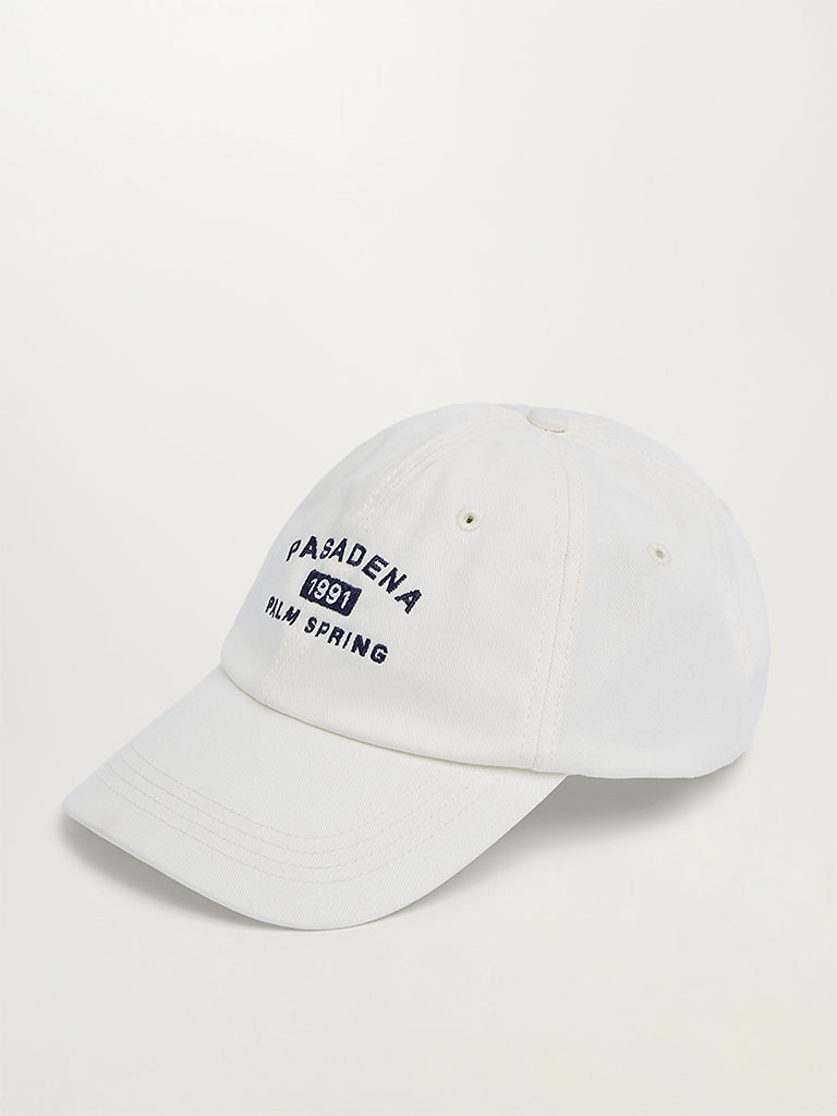 Typographic Cotton Twill Cap